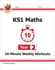 Book cover of: KS1 Year 2 Maths 10-Minute Weekly Workouts