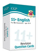 Book cover of: 11+ GL English Revision Question Cards - Ages 10-11