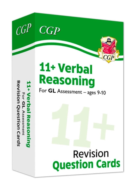 Book cover of: 11+ GL Revision Question Cards: Verbal Reasoning - Ages 9-10