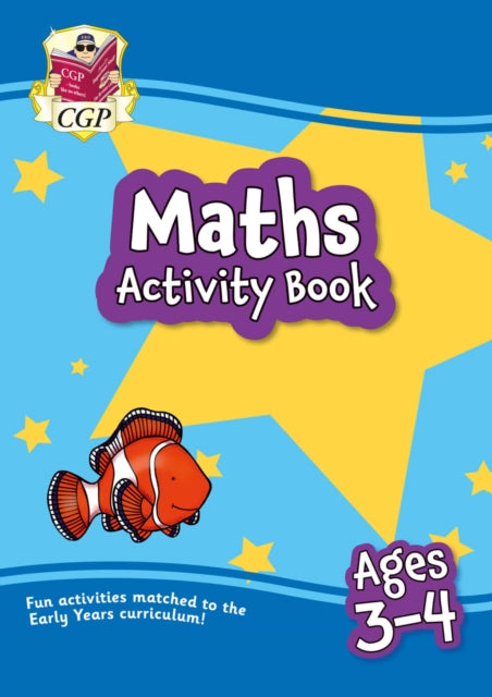 Maths Activity Book for Ages 3-4 (Preschool) 9781789086058 CGP Books