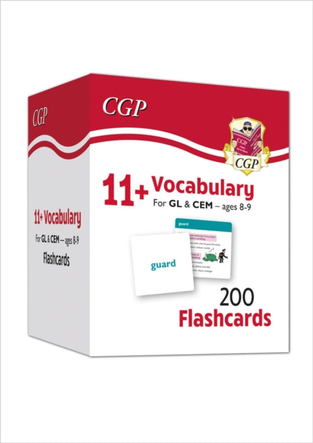Book cover of: 11+ Vocabulary Flashcards for Ages 10-11 - Pack 1