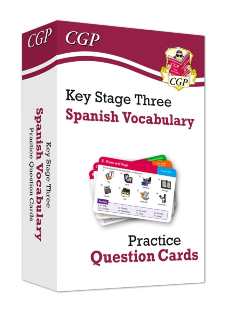 Book cover of: KS3 Spanish: Vocabulary Practice Question Cards