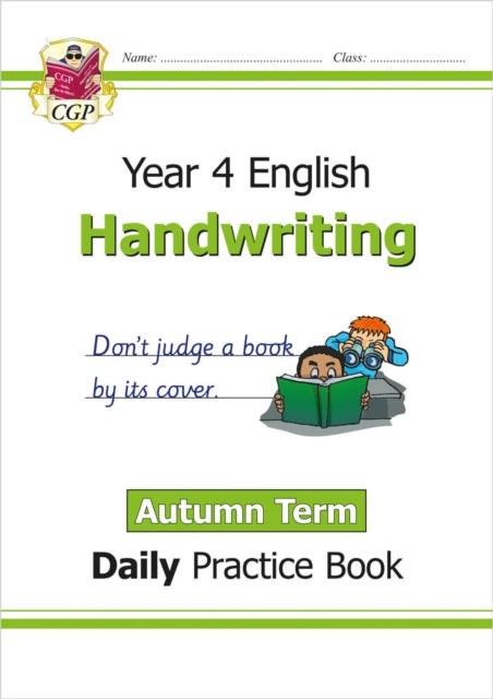 Book cover of: KS2 Handwriting Year 4 Daily Practice Book: Autumn Term. By: Rachel Craig-McFeely