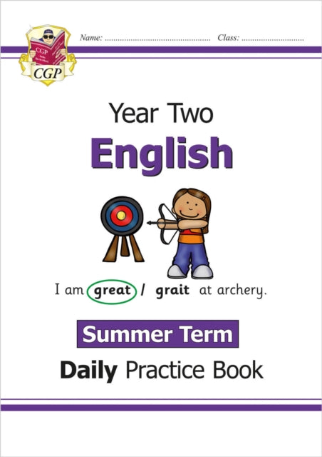 Book cover of: KS1 English Year 2 Daily Practice Book: Summer Term. By: Izzy Bowen
