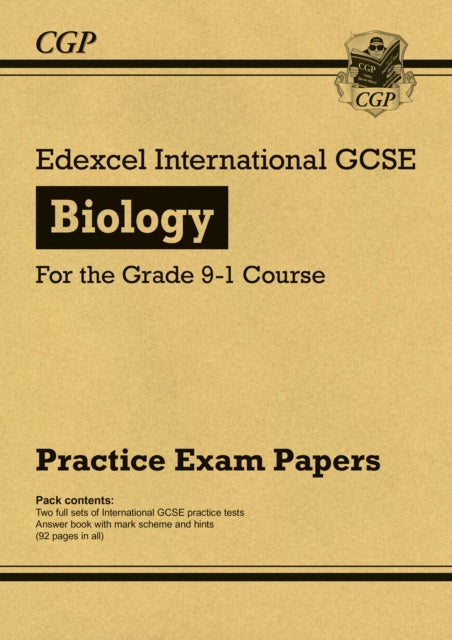 Book cover of: Edexcel International GCSE Biology Practice Papers
