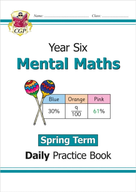 Book cover of: KS2 Mental Maths Year 6 Daily Practice Book: Spring Term. By: Katherine Faudemer