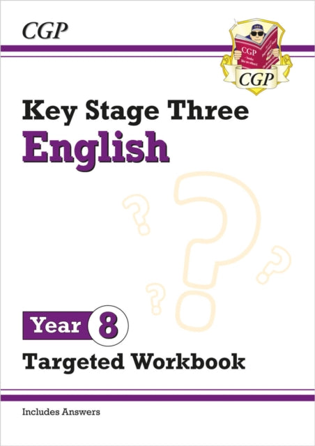 Book cover of: KS3 Year 8 English Targeted Workbook (with answers)