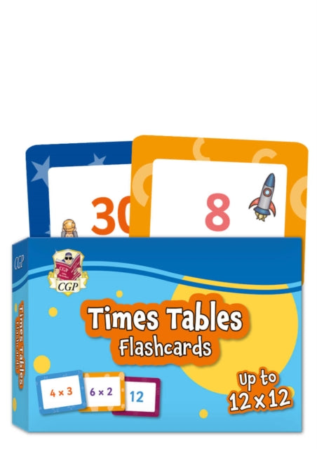 Book cover of: Times Tables Flashcards: perfect for learning the 1 to 12 times tables