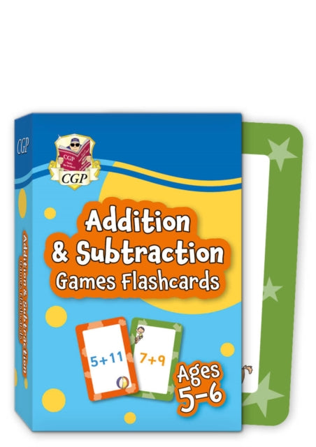 Book cover of: Addition & Subtraction Games Flashcards for Ages 5-6 (Year 1)