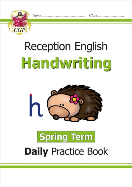 Book cover of: Reception Handwriting Daily Practice Book: Spring Term