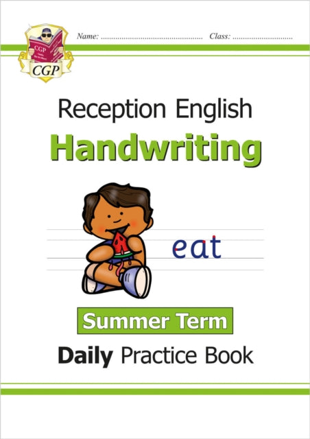 Book cover of: Reception Handwriting Daily Practice Book: Summer Term