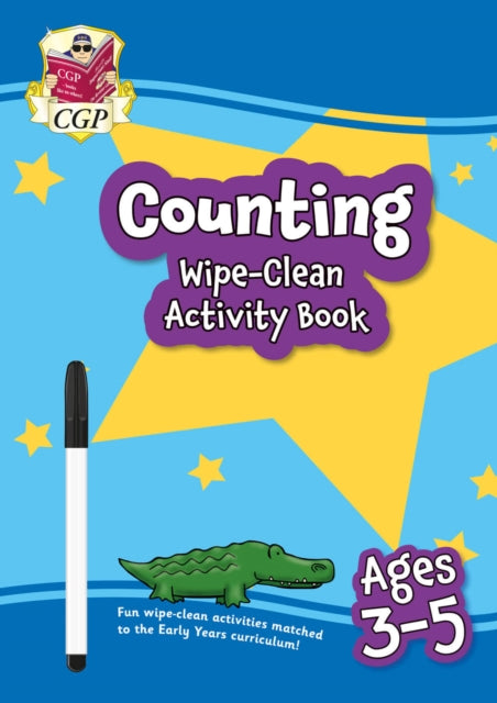 Book cover of: Counting Wipe-Clean Activity Book for Ages 3-5 (with pen)