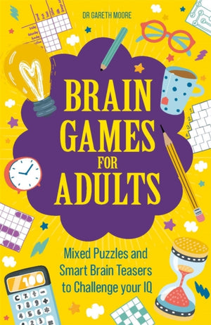 Brain Games for Adults, Mixed Puzzles and Smart Brainteasers to Challenge Your IQ
