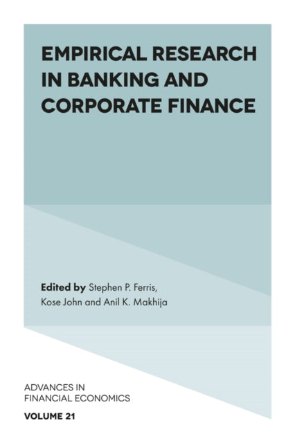 Book cover of: Empirical Research in Banking and Corporate Finance. By: Stephen P. Ferris
