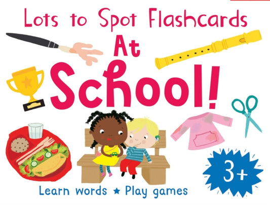 Book cover of: At School! Flashcards