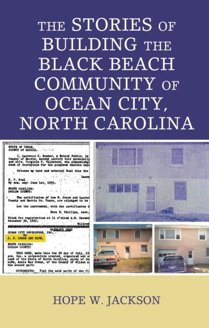 Book cover of: Stories of Building the Black Beach Community of Ocean City, North Carolina. By: Hope W. Jackson