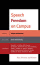 Book cover of: Speech Freedom on Campus. By: Joseph Russomanno