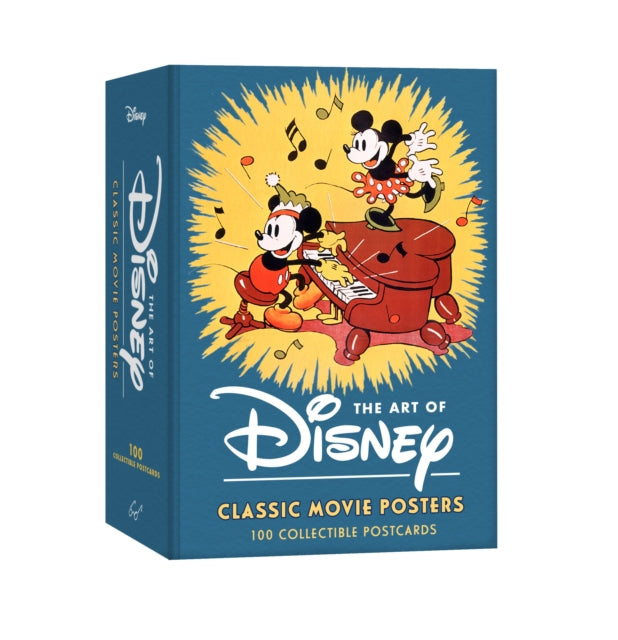 Book cover of: Art of Disney: Iconic Movie Posters: 100 Collectible Postcards