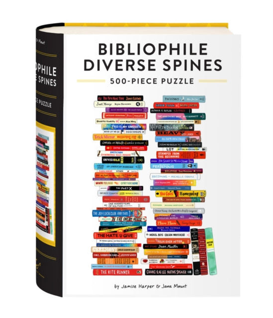 Book cover of: Bibliophile Diverse Spines 500-Piece Puzzle