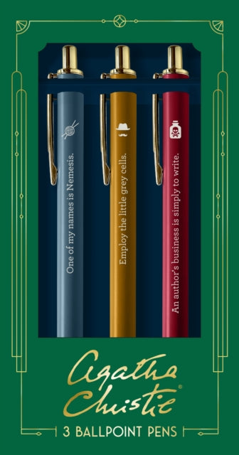 Book cover of: Agatha Christie Pen Set
