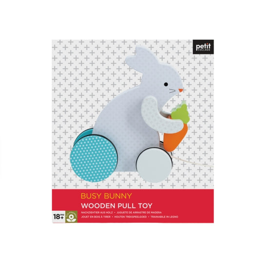 Book cover of: Busy Bunny Wooden Pull Toy