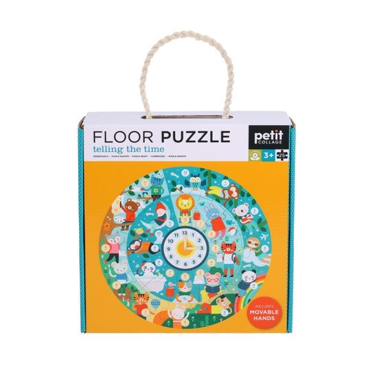 Book cover of: Telling the Time Floor Puzzle