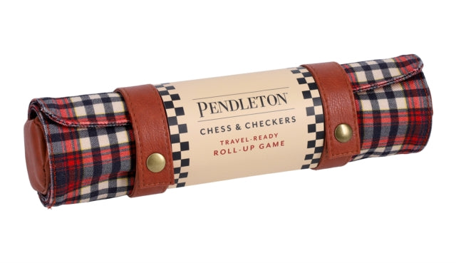 Book cover of: Pendleton Red Black Check Pattern Chess & Checkers