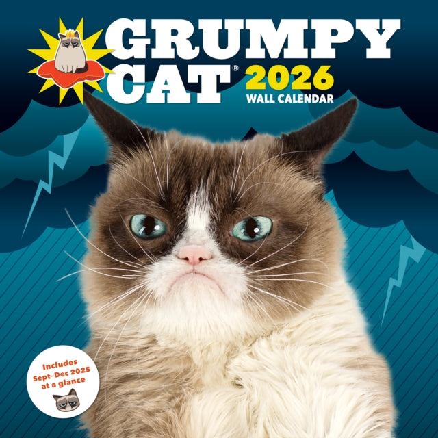 Book cover of: Grumpy Cat 2026 Wall Calendar