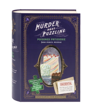 Murder Most Puzzling Poisoned Patisserie 500-Piece Puzzle