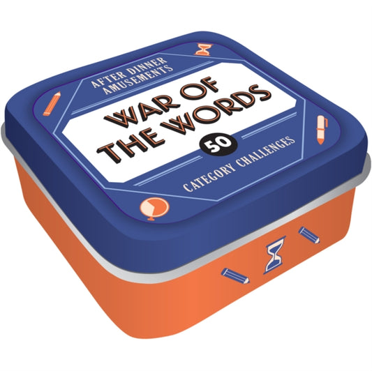 Book cover of: After Dinner Amusements: War of the Words. By: Chronicle Chronicle Books