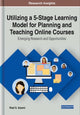 Book cover of: Utilizing a 5-Stage Learning Model for Planning and Teaching Online Courses. By: Riad S. Aisami