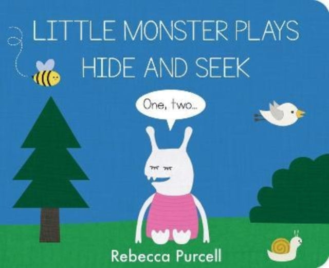 Book cover of: Little Monster Plays Hide and Seek. By: Rebecca Purcell