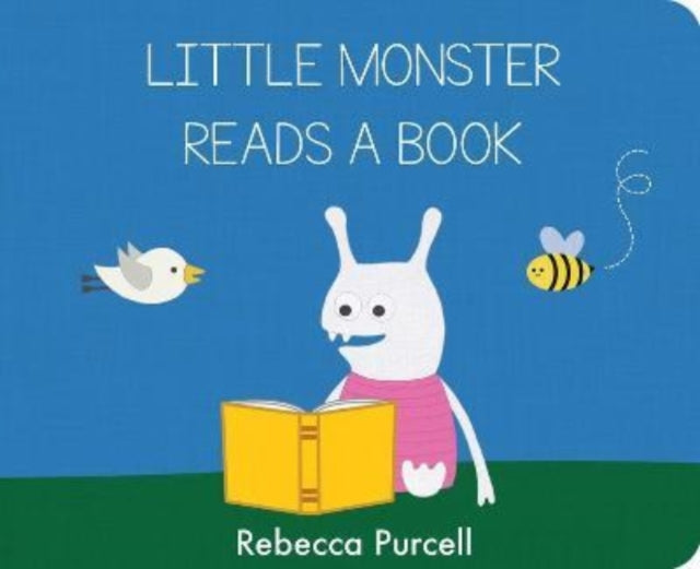 Book cover of: Little Monster Reads a Book. By: Rebecca Purcell