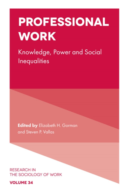 Book cover of: Professional Work. By: Dr Elizabeth Gorman