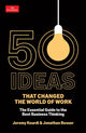 Book cover of: 50 Ideas that Changed the World of Work. By: Jonathan Besser