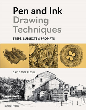Pen and Ink Drawing Techniques, Steps, Subjects & Prompts