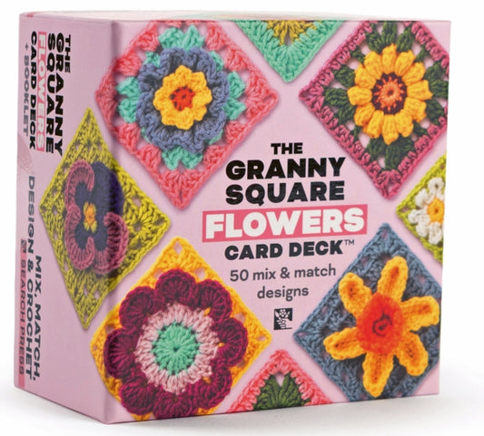 Granny Square Flowers Card Deck™, 50 Mix and Match Designs 9781800923065 MONTGOMERIE, CLAIRE