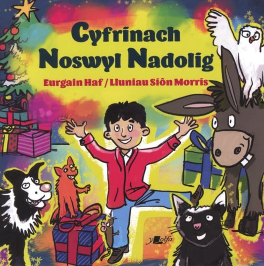 Book cover of: Cyfrinach Noswyl Nadolig. By: Eurgain Haf