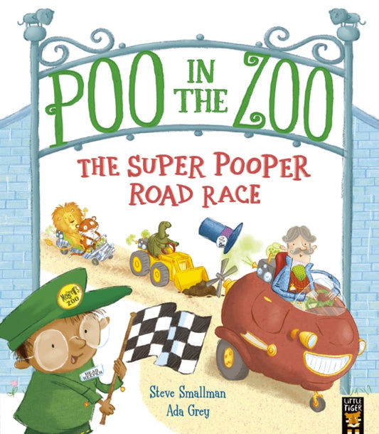 Book cover of: Poo in the Zoo: The Super Pooper Road Race
