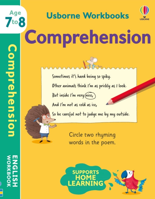 Book cover of: Usborne Workbooks Comprehension 7-8