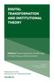 Book cover of: Digital Transformation and Institutional Theory. By: Thomas Gegenhuber
