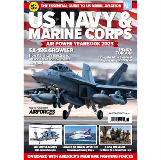 Book cover of: US Navy and Marine Corps Air Power Yearbook 2023