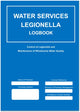 Book cover of: Water Services, Legionella Logbook