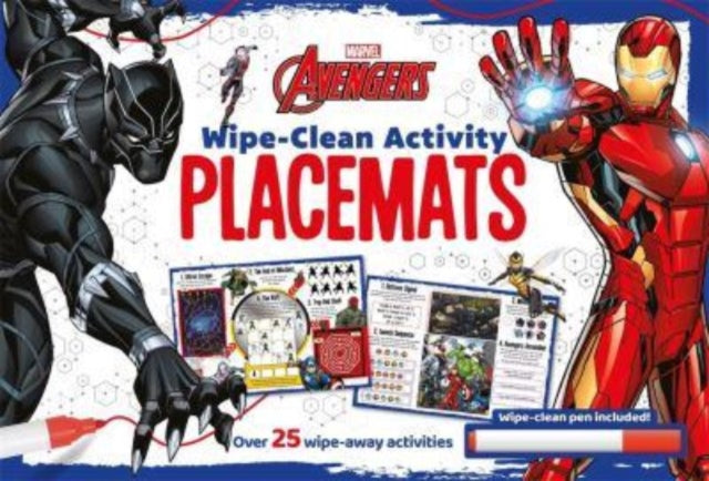 Book cover of: Marvel Avengers: Wipe-clean Activity Placemats