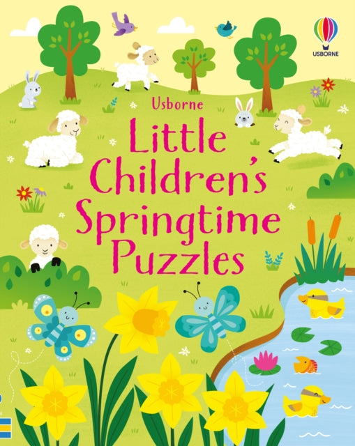 Book cover of: Little Children's Springtime Puzzles. By: Kirsteen Robson