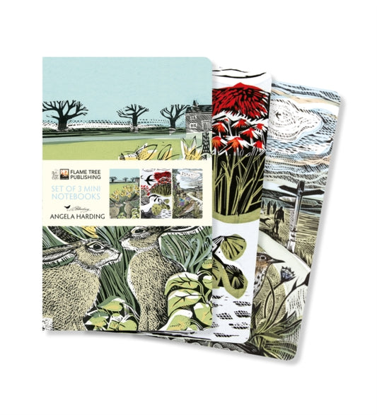 Angela Harding: Landscapes Set of 3 Mini Notebooks 9781804171981 Flame Tree Studio