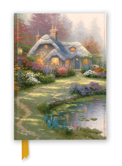 Book cover of: Thomas Kinkade: Everett’s Cottage (Foiled Journal). By: Flame Tree Studio