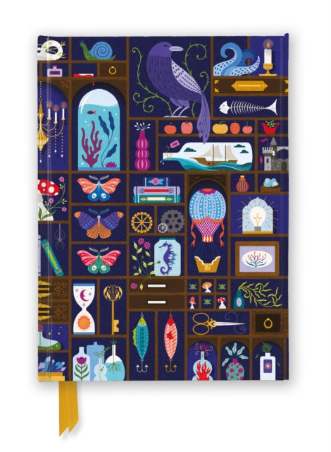 Book cover of: Jenny Zemanek: A Cabinet of Curiosities (Foiled Journal). By: Flame Tree Studio