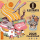 Book cover of: Ilustrata 2025 Square Calendar