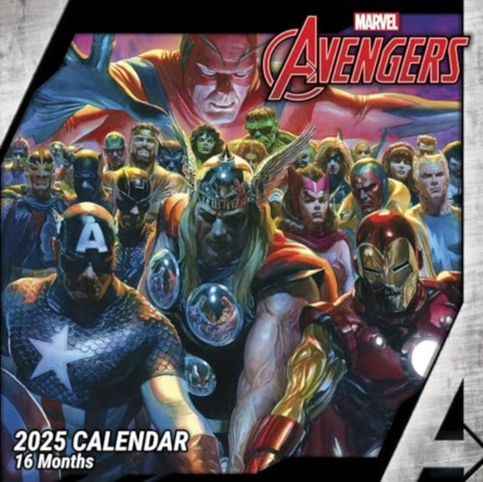 Book cover of: Avengers 2025 Square Calendar